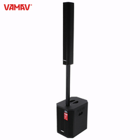 VAMAV Bocinas Profesional XPECTRA 800 RMS, Efectos DSP, Clase D, Altavoz Columna Activo de 12 pulgadas, compatible con Bluetooth