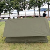 Tentes de camping imperméables pour 4 personnes Tente de camping double couche en toile Vente en gros pas cher