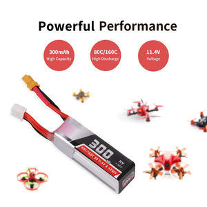 300mAh HV LiPo Battery 3S 80C/160C 11.4V XT30 Connector for Betafpv HD FPV <b>Racing</b> <b>Drone</b> 2PCS - Product Image 3