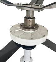 Éolienne à axe vertical 3000W, générateur à aimant permanent sans noyau DIY, 48V 96V 220V 380V 360 tr/min, générateur d'énergie magnétique