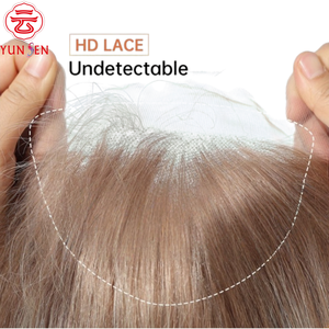 Perruque Lace Front 13x4 sans colle 100% Cheveux Humains Vierges Remy, Longueur Moyenne, <span class=keywords><strong>Coiffure</strong></span> et Couleur Modifiables, Raie au Milieu ou Latérale, Mèches, pour Femme - Product Image 2