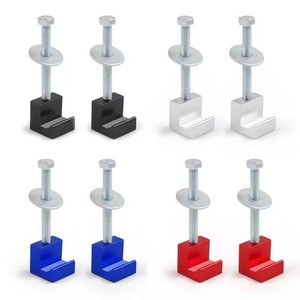 Kit de montaje de riel con abrazadera en J de aluminio para caja de herramientas de camioneta, juego de 2 piezas - Product Image 5
