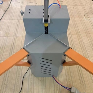 Machine de meulage d'angles pour fenêtres et portes en PVC et aluminium pour usines de fabrication avec composants clés : <span class=keywords><strong>moteur</strong></span>, PLC, roulement - Product Image 5