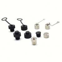 M8 M12 Mâle Femelle Métal Plastique Connecteur de couvercle de prise étanche M12 Bouchon de connecteur électronique