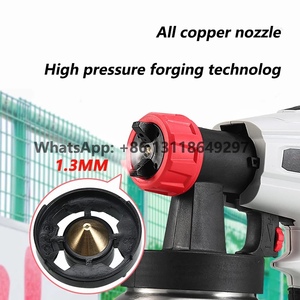 <span class=keywords><strong>Pistolet</strong></span> de pulvérisation électrique 800w grande puissance haute capacité pulvérisateur automobile <span class=keywords><strong>voiture</strong></span> peinture <span class=keywords><strong>pistolet</strong></span> pour la maison meubles en bois décoration murale - Product Image 6