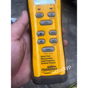 SDMN6: Manómetro con Bomba de Aire para Calibración de Interruptores de Presión MARCA: Fieldpiece Usado - Product Image 2