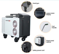 Équipement de nettoyage au laser industriel 300W adapté à l'élimination de la rouille sur l'acier, au décapage de la peinture et à la restauration architecturale