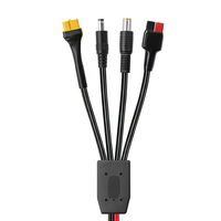 Nouveau câble d'extension de charge Andrson 30A avec connecteur femelle DC5521 7909 XT60 pour énergie solaire photovoltaïque