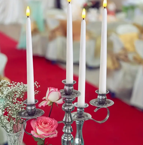 Plastic Flameless Taper LED Candles <strong>With</strong> Remote Control <strong>Battery</strong> Operated Flameless LED Candle <strong>Light</strong> for Wedding Table Decoration - Product Image 3
