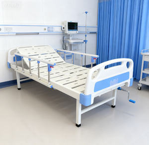 Nouveau <span class=keywords><strong>lit</strong></span> d'hôpital à double manivelle avancé pour le dos et les jambes avec <span class=keywords><strong>table</strong></span> <span class=keywords><strong>de</strong></span> garde-corps IV pôle jambes fixes <span class=keywords><strong>lit</strong></span> d'allaitement multifonction - Product Image 3