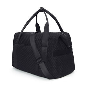 Portable <b>Waterproof</b> Quilted Travel Duffel Bags Sports Yoga <b>Mat</b> Carry-on Tote Handbag Weekend Overnight Gym Bag - Product Image 4