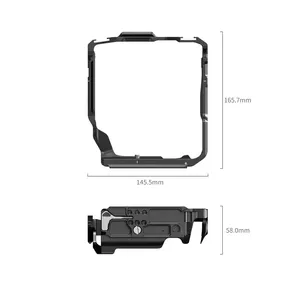 Jaula para cámara <span class=keywords><strong>Sony</strong></span> A7 V/7 IV/7R V/7R IV/<span class=keywords><strong>7S</strong></span> III/A1 con agarre vertical VG-C4EM, placa Arca Swiss, doble cold shoe y riel NATO de 1/4 de pulgada - Product Image 1