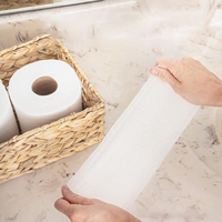 Rouleaux de papier toilette jetables en gros, doux, écologiques, en pâte de bois vierge, haute absorption