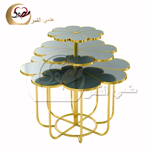 Elegant Stainless Steel Frame 3 Tier Cake <b>Table</b> Stand for <b>Party</b> Wedding Decoration - Product Image 3