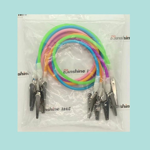 Clips de bavoir dentaire jetables en silicone rose, noir et coloré pour patients dentaires - Product Image 6