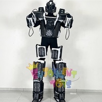 Personnalisé Cool LED Robot Danse Discothèque Carnaval Fête Adulte Échasse Performance Costume Props