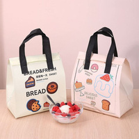 Bolsa Térmica Plegable Ligera de Tela No Tejida con Interior Aislante para Alimentos, para Catering, Campismo y Bebidas