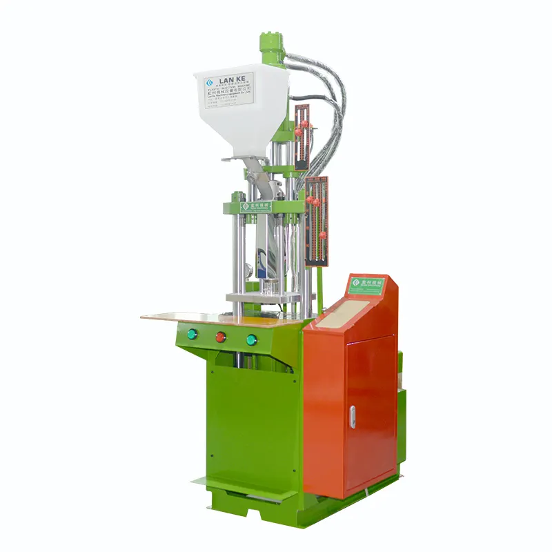 Mini máquina de inyección de plástico de moldeo termoplástico verde PVC 15T 25T 35T rentable