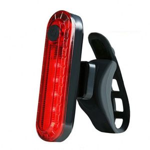 Custom Logo <b>USB</b> <b>Rechargeable</b> Bike Tail <b>Light</b> 4 Modes COB LED High Brightness Promotional Gift Universal Elastic Strap Rear Lamp - Product Image 1
