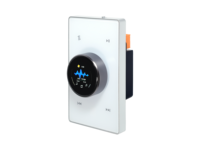 Kontrol Volume SENTUH penguat dinding, dengan tampilan warna Bluetooth FM AUX USB pemicu bel pintu & Output 2-zona