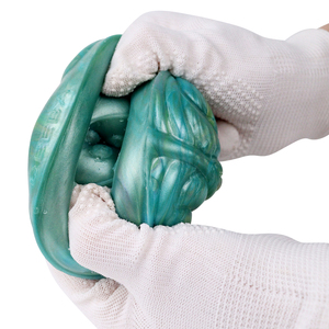 Masturbadores de canal completo de silicona suave GEEBA, molde invertido de Vagina realista, doble cabeza, entrenamiento de pene, estimula el orgasmo - Product Image 1