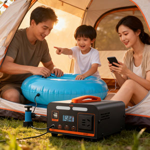 Estación de Energía Portátil de Litio Ternario, Onda Sinusoidal Modificada, Salida de CA 220V, 3 Puertos de CC, Entrada Solar de 200W, Más de 2500 Ciclos - Product Image 3