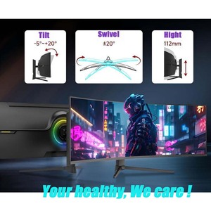 Siêu rộng 49-inch 5K 120Hz Tốc độ làm mới IPS Bảng điều chỉnh 3ms Thời gian đáp ứng Màn hình rộng màn hình cho PC sử dụng chơi game văn phòng làm việc 100% RGB - Product Image 5