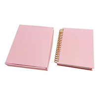 Journal de Fitness et Bien-être Impression Personnalisée Emballage de Luxe Rose Couverture Rigide Agenda Organisateur Quotidien