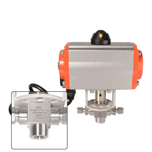 Bola Neumática de Acero Inoxidable con Resorte a Prueba de Explosiones, Bola Neumática para Instrumentos PBV-SS-TBH-FT4 - Product Image 5