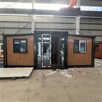 Maisons conteneurs détachables à installation rapide, bâtiments préfabriqués en acier détachables pour bureaux de chantier