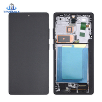 Écran de remplacement OLED LCD avec cadre pour Samsung Galaxy S10 S20 S21 S22 S23 S24 Plus S25 Ultra Edge