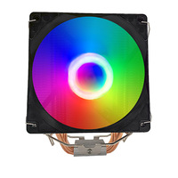 Manmu Custom OEM Refroidisseur d'air pour Pc ARGB Lighting CPU Cooling Fan avec Hitsink pour intel cpu