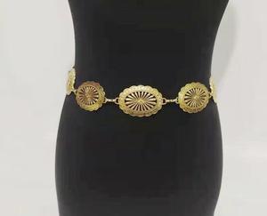 Kadınlar için özel ayarlanabilir Metal bel zincir kemer Cowgirl batı tarzı elbiseler ve kot için bel bağlantıları için zincir kemer s - Product Image 2