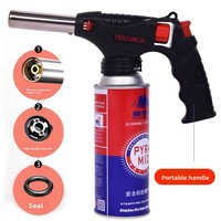 Réversible Métal Durable Manuel Cuisine En Plein Air BBQ Cartouche Lance-Flammes Cuisson Torche Allumage Pistolet Briquet