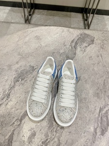 Zapatillas Blancas de Lujo con Diamantes para Hombre, Modelo 2026 - Modernas, Versátiles, Cómodas, con Aumento de Altura - Product Image 4