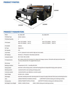 Machine d'impression numérique textile à bande pour l'impression directe sur tissu de coton en rouleau - Product Image 4