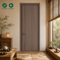 Porte en panneau mélaminé moderne, imperméable, résistant aux rayures, pour hôpital et hôtel