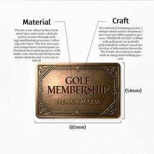 Tarjetas de Visita Personalizadas de Metal de Cobre Premium con Grabado y Acabados Superficiales de Primera Calidad - Product Image 4