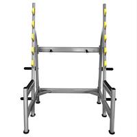 Station de musculation multifonctionnelle en acier pour squats, banc plat, écologique, unisexe, pour la remise en forme à domicile
