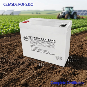Batería de <span class=keywords><strong>Gel</strong></span> de Ciclo Profundo de 12V 55ah Recargable de Plomo-Ácido para Energía Solar Doméstica - Product Image 2