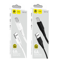 VDENMEN VDENMENV Best Seller Precio al por mayor Accesorios para teléfonos móviles 6A Cables DE DATOS USB de carga rápida para teléfono