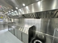 Nouveau Camion de Restauration Mobile 2025 pour Glaces, Café, Bar, Burgers, Sandwichs, Snacks et Frites en Fibre de Verre et Acier Inoxydable