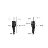 Kabel USB ke 5V DC 5.5 X 2.1mm Kabel Daya DC USB Male ke Konektor Barrel 5521