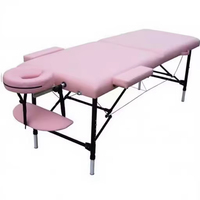 Table de massage portable pour salon de beauté et spa facial, équipement de fitness amélioré, en cuir synthétique, tables de massage, lits de tatouage