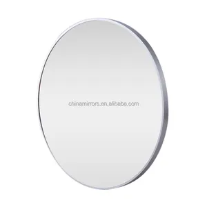 Runder Spiegel 70 cm Kreis Wandspiegel Metall gerahmt große hängende dekorative Spiegel für Wand Badezimmer Schlafzimmer