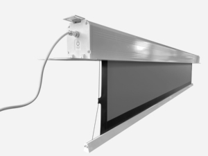 Écran de projection motorisé 4K de qualité supérieure pour plafond, 72-150 pouces, 16:9, encastré au plafond, électrique, tissu argenté 4K, écran de <span class=keywords><strong>cinéma</strong></span> maison - Product Image 3