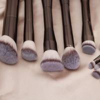 Pinceaux de maquillage or rose, 20 pièces, pour artistes de studio et comptoirs de salons de beauté