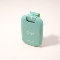 Flacon pulvérisateur de parfum portable de poche rechargeable en plastique PP vide personnalisé de 20 ml 20 ml