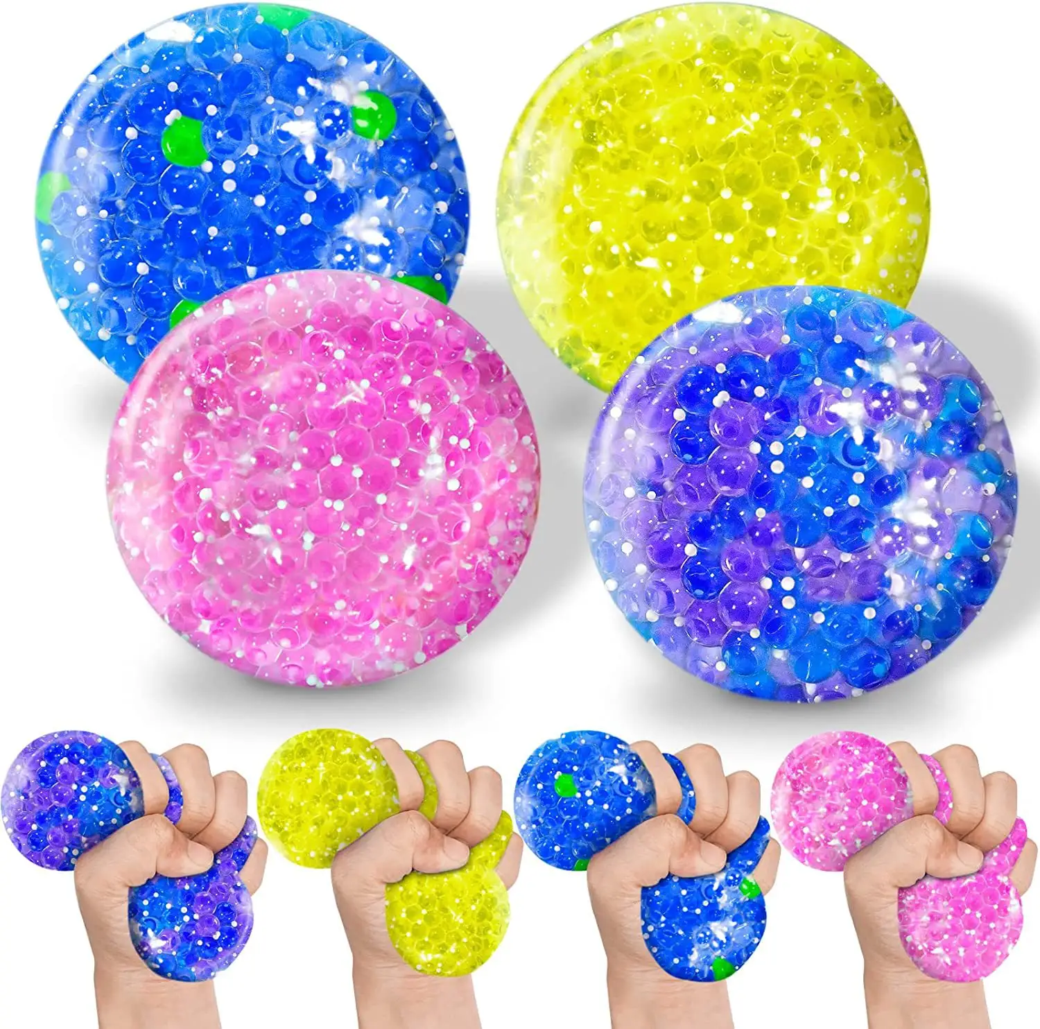 Hot Sale Unisex Tpr Squeeze Ball Speelgoed Kleurrijk Anti-Stress Squishy Relatiegeschenk Voor Kinderen Van 5 Tot 7 Jaar Oud Multi-Stijlen