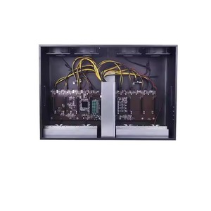 847S 65Mm Đầy Đủ Thiết Lập Giàn Khoan Trường Hợp Giàn Khoan 8GPU Im Lặng Trường Hợp Pcie Khe Cắm Khoảng Cách Rx580/Rx5700XT/Rtx3080/Rtx3090 8GPU Máy Chủ Chassis - Product Image 3